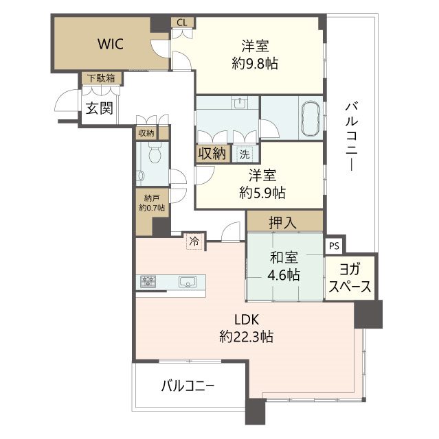 物件の間取り画像