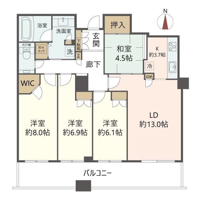 物件の間取り画像