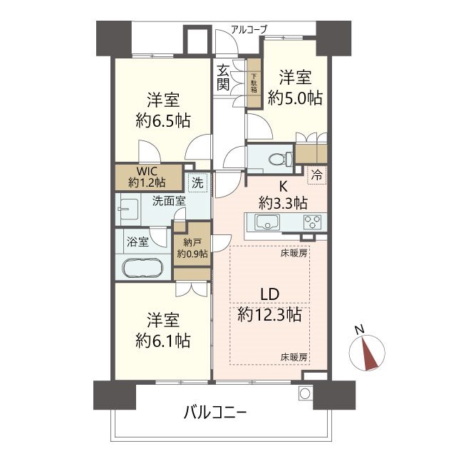 物件の間取り画像