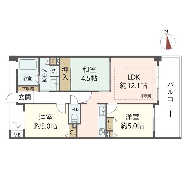 物件の間取り画像