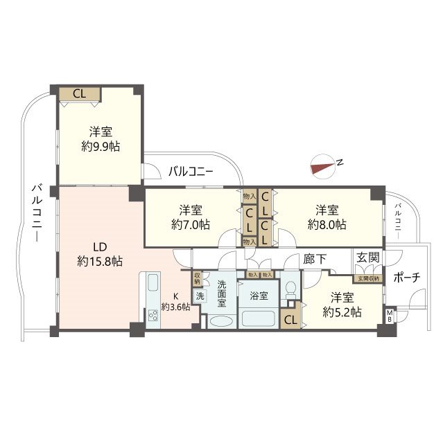 物件の間取り画像