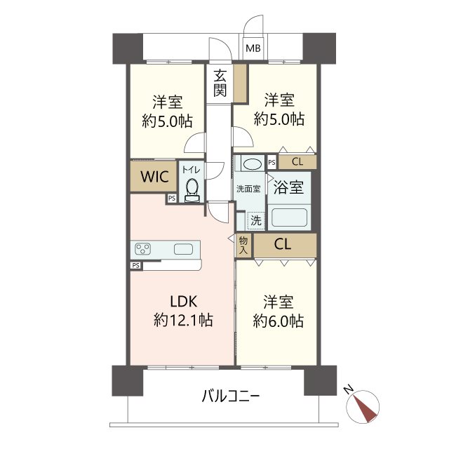 物件の間取り画像