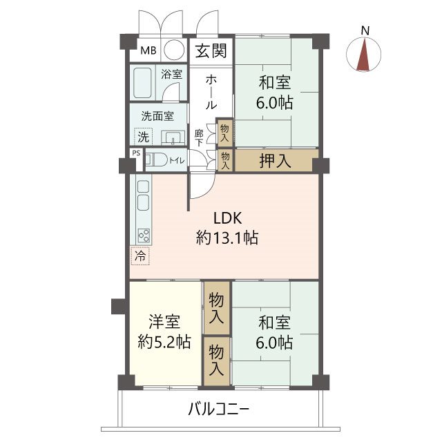 物件の間取り画像