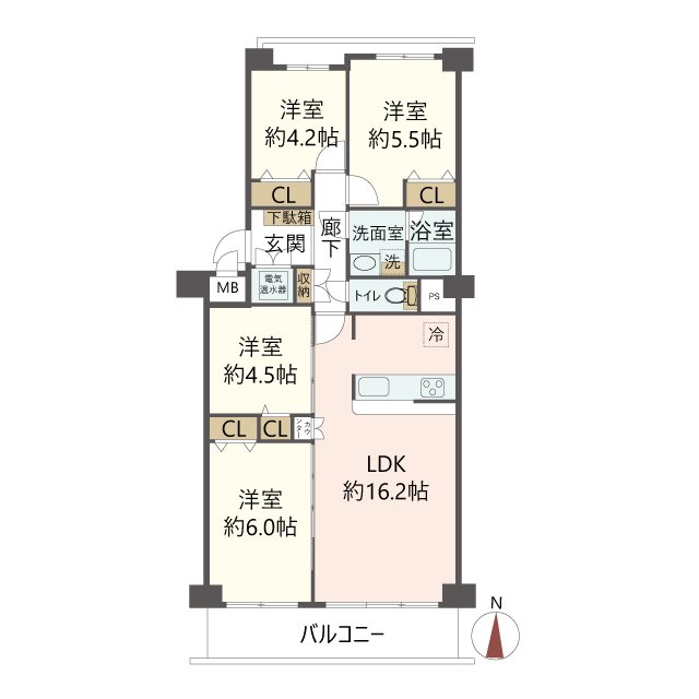 物件の間取り画像