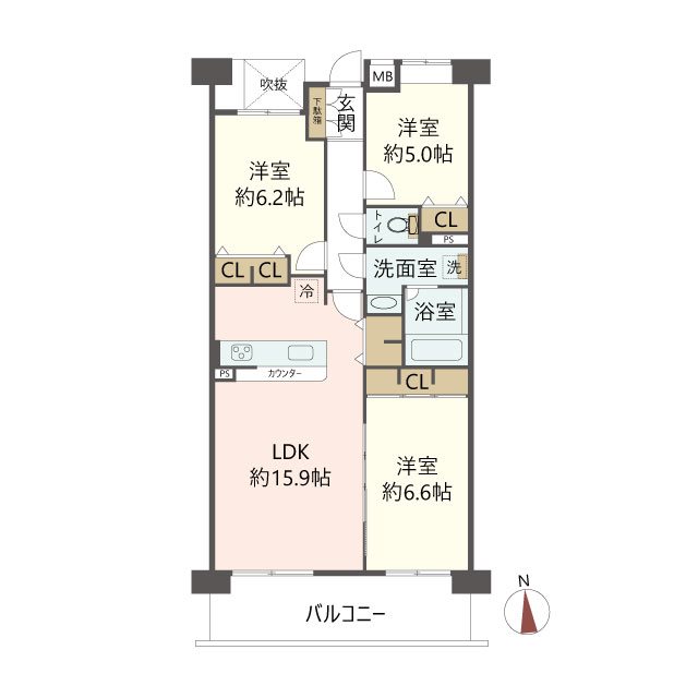 物件の間取り画像