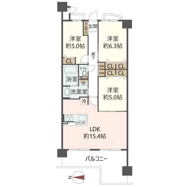 物件の間取り画像