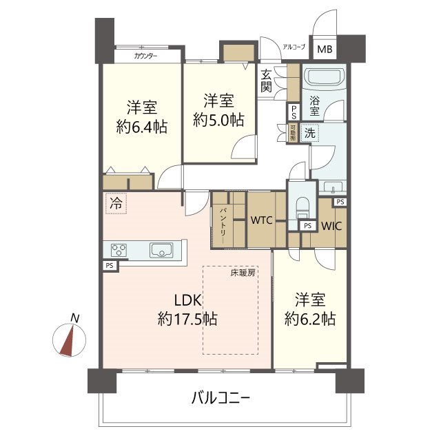 物件の間取り画像