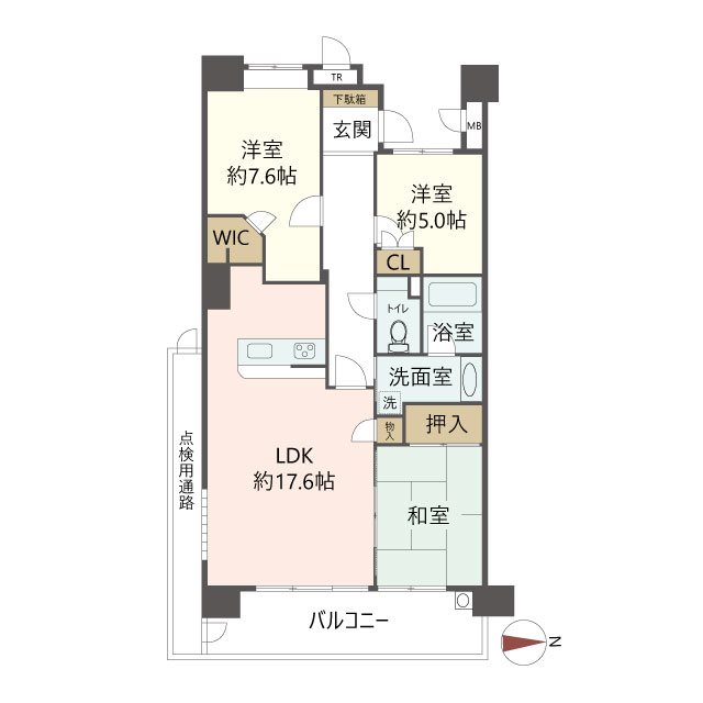 物件の間取り画像