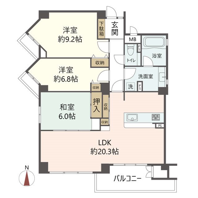 物件の間取り画像