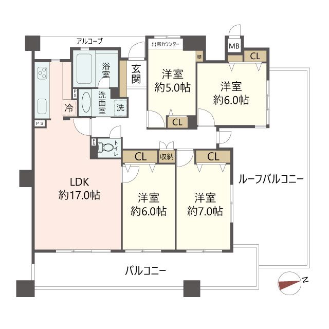 物件の間取り画像