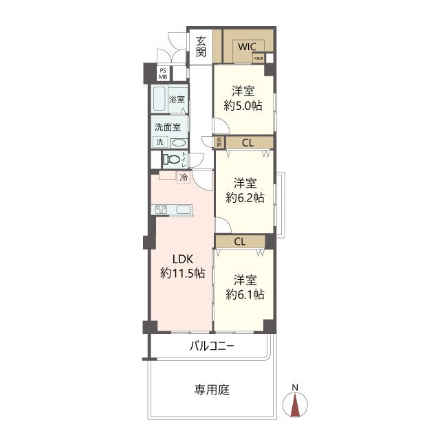 物件の間取り画像