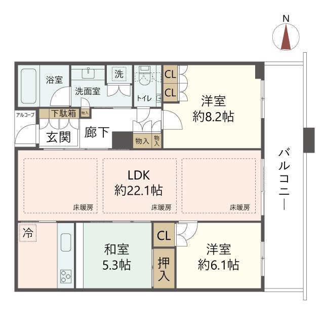 物件の間取り画像