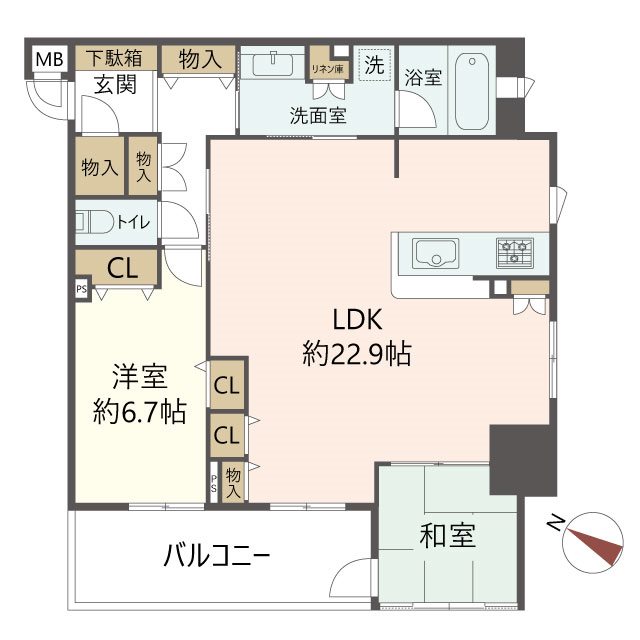 物件の間取り画像