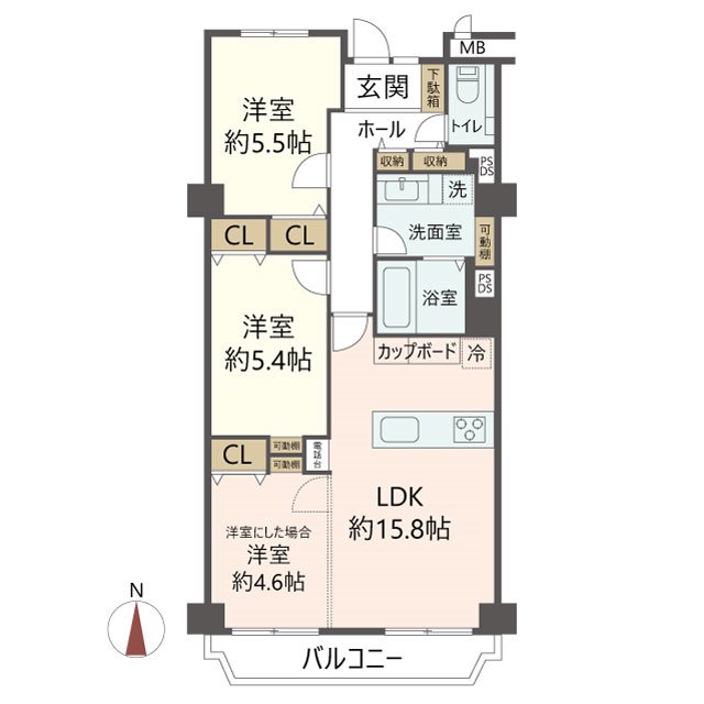 物件の間取り画像
