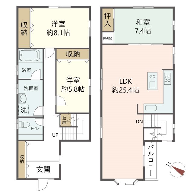 物件の間取り画像
