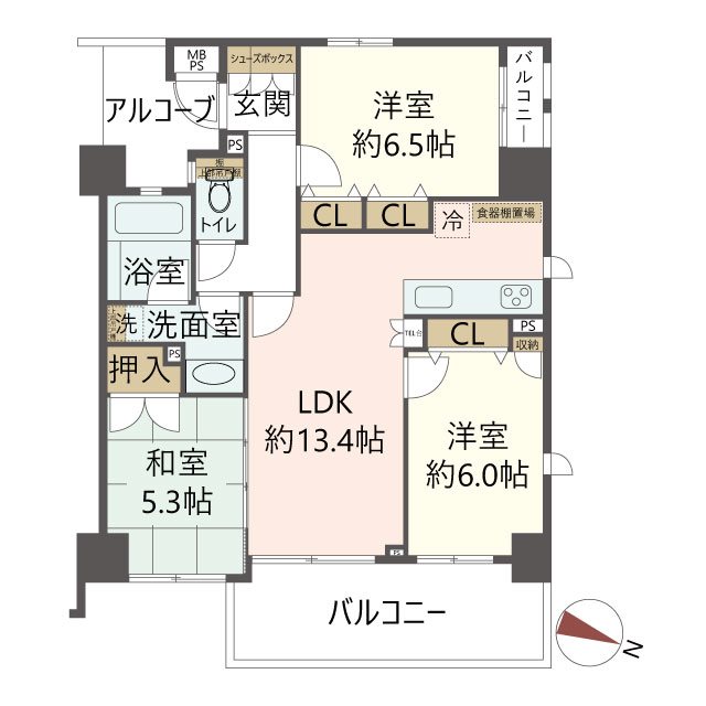 物件の間取り画像