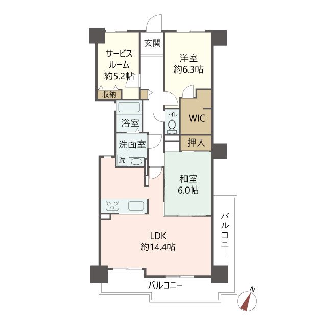 物件の間取り画像