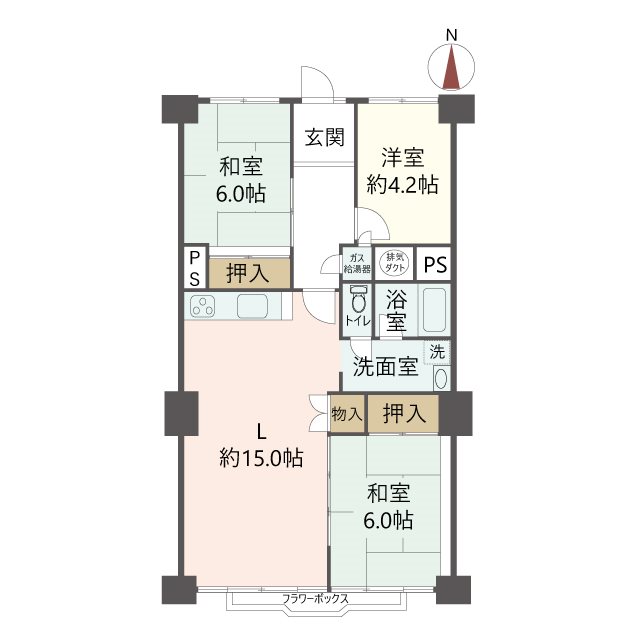 物件の間取り画像