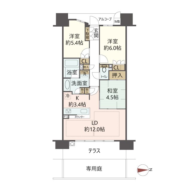 物件の間取り画像