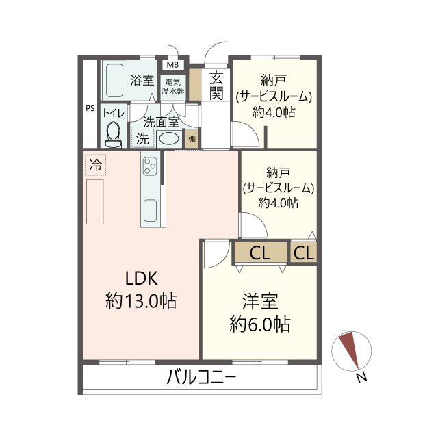 物件の間取り画像