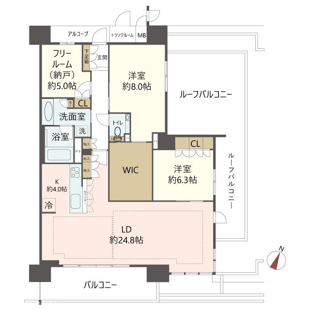 物件の間取り画像
