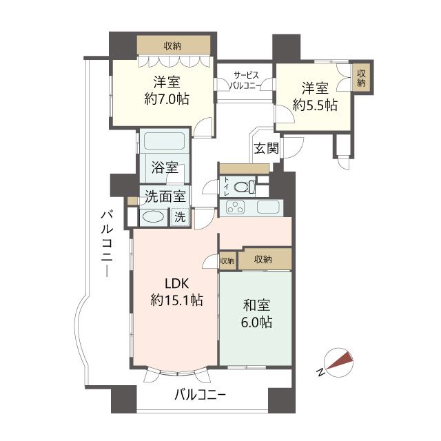 物件の間取り画像