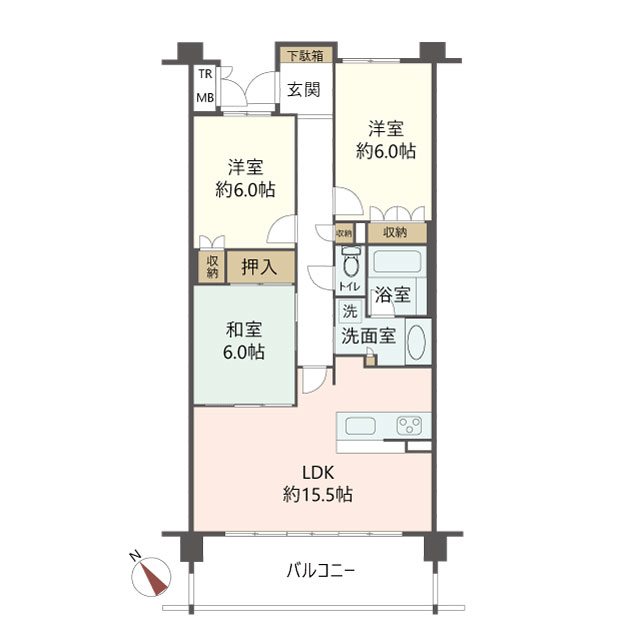 物件の間取り画像