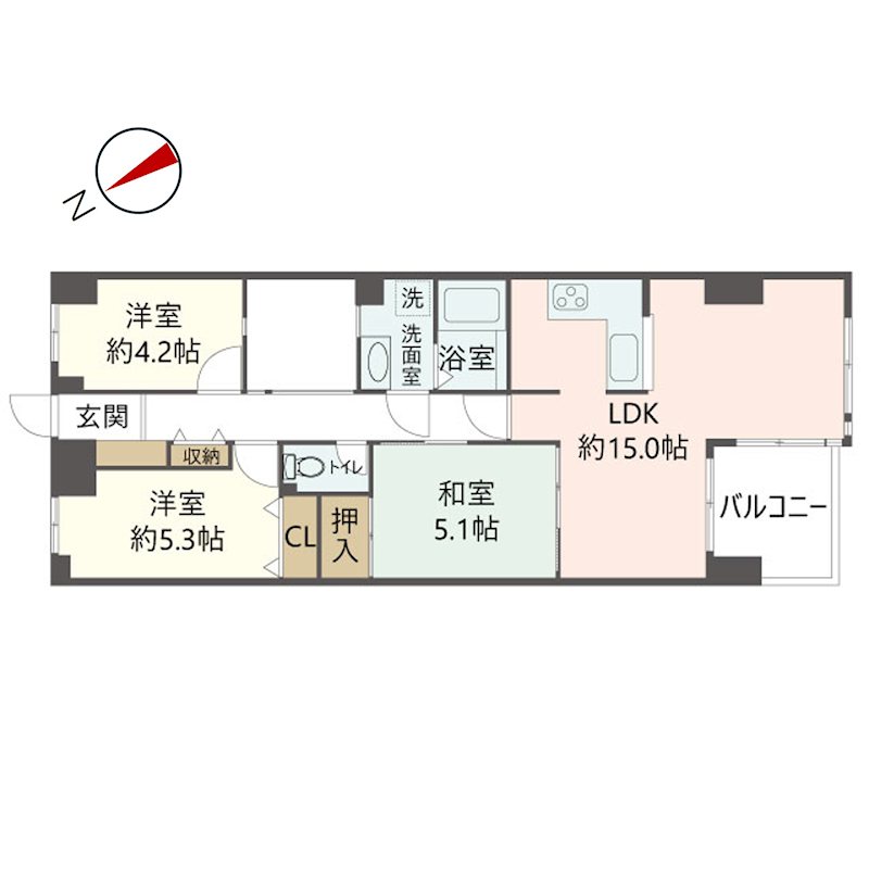 物件の間取り画像