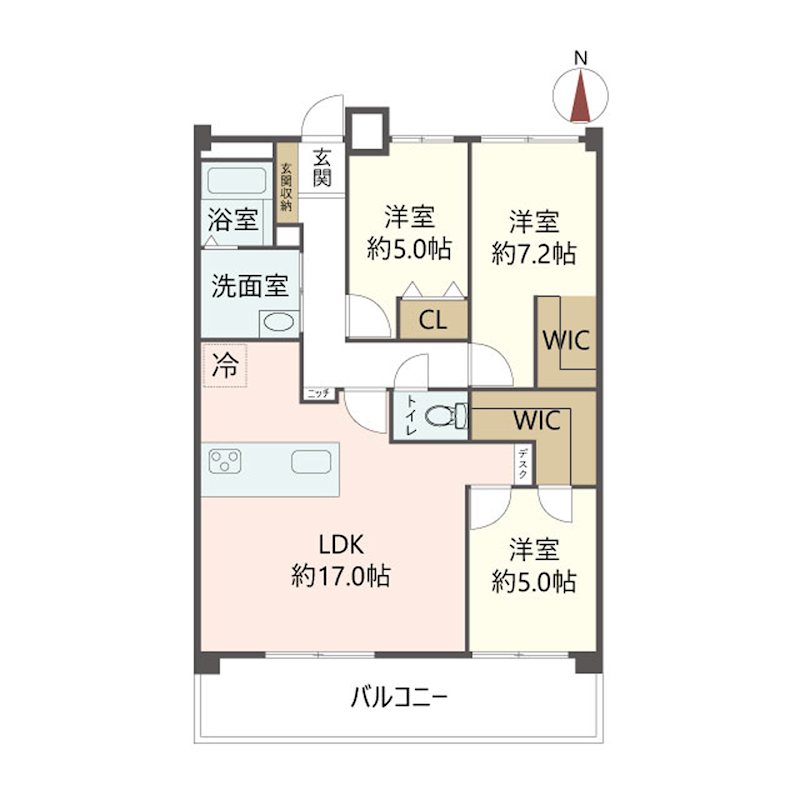 物件の間取り画像