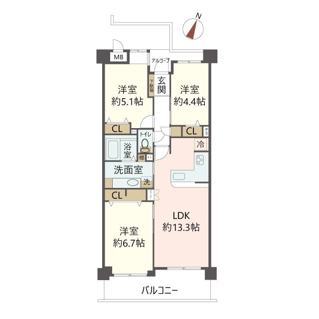物件の間取り画像