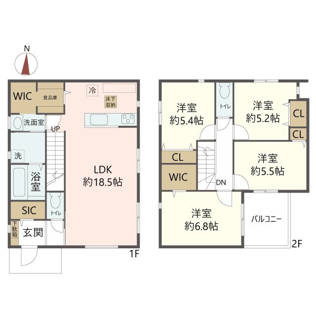 物件の間取り画像