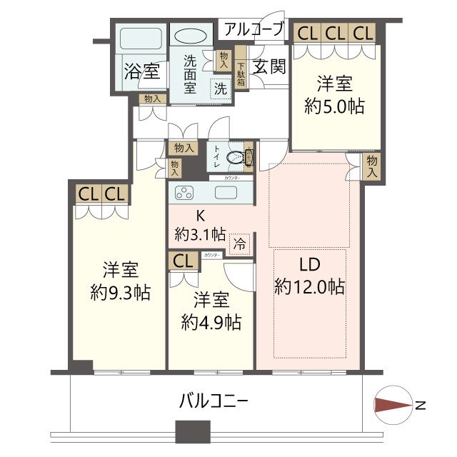物件の間取り画像