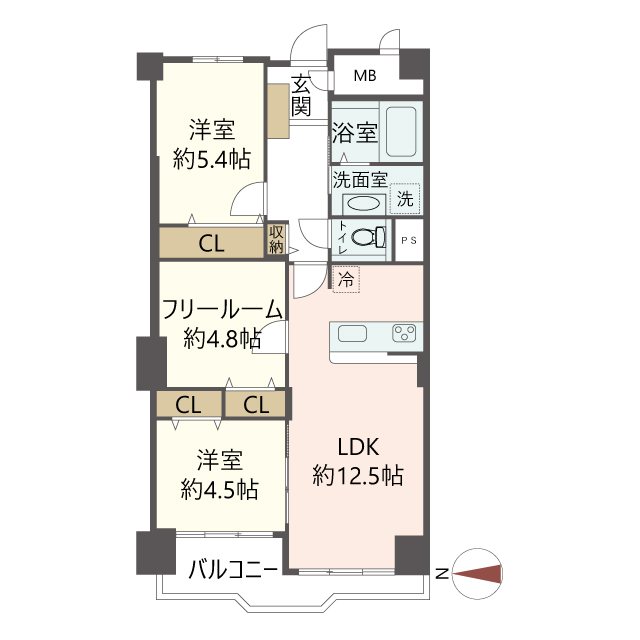 物件の間取り画像