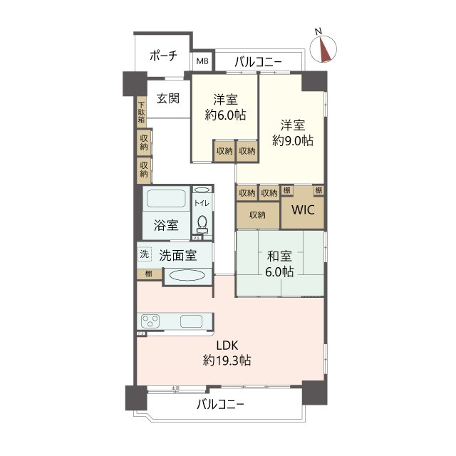 物件の間取り画像