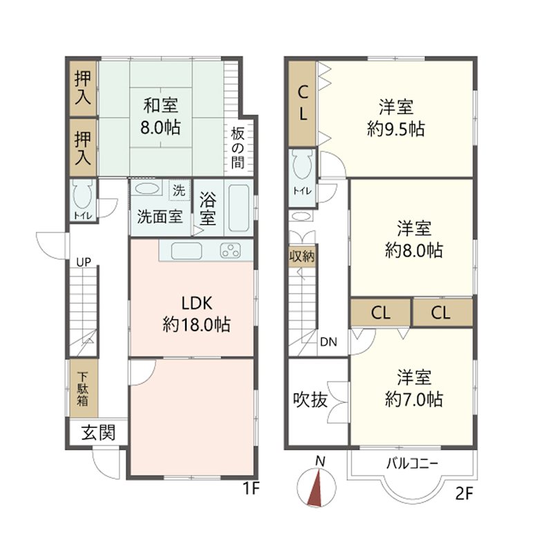物件の間取り画像