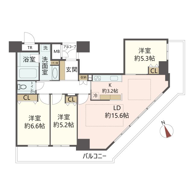 物件の間取り画像