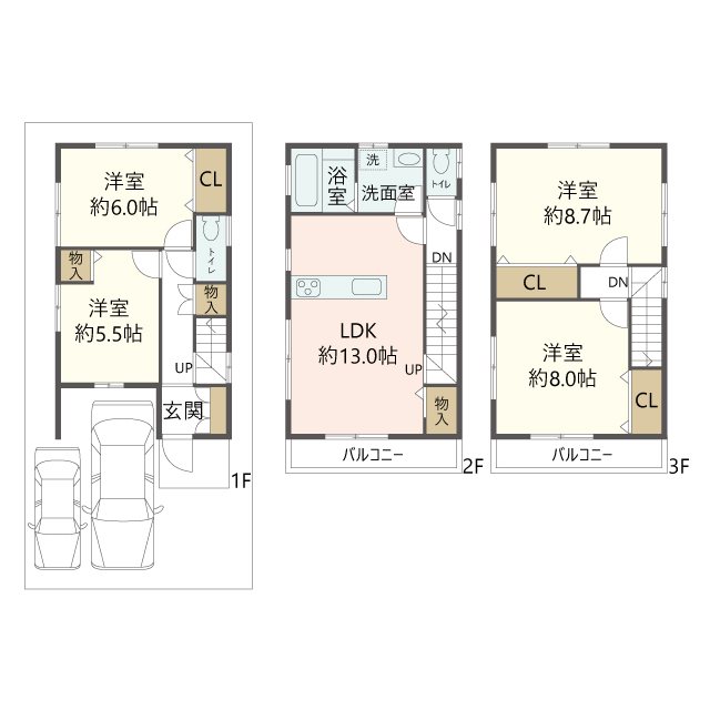 物件の間取り画像