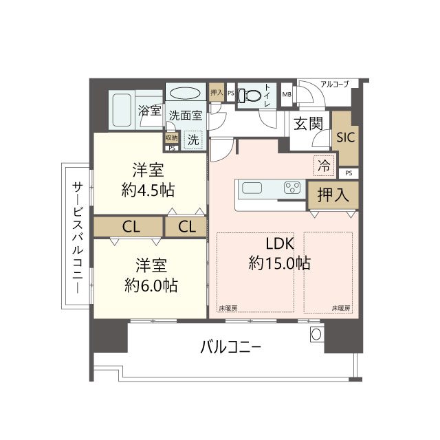 物件の間取り画像