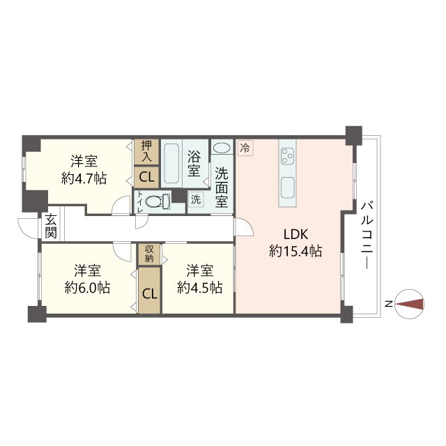 物件の間取り画像