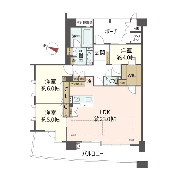 物件の間取り画像