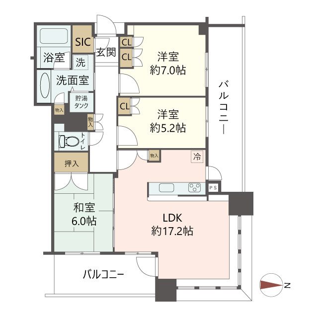 物件の間取り画像