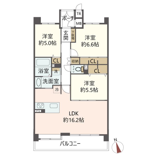 物件の間取り画像