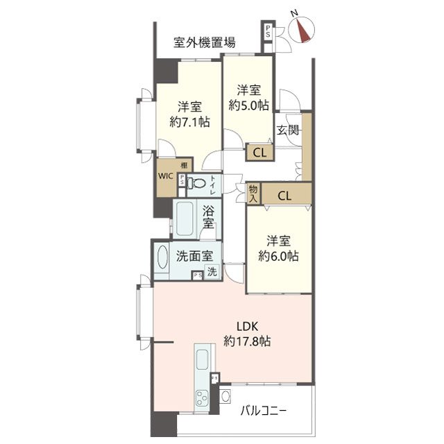 物件の間取り画像