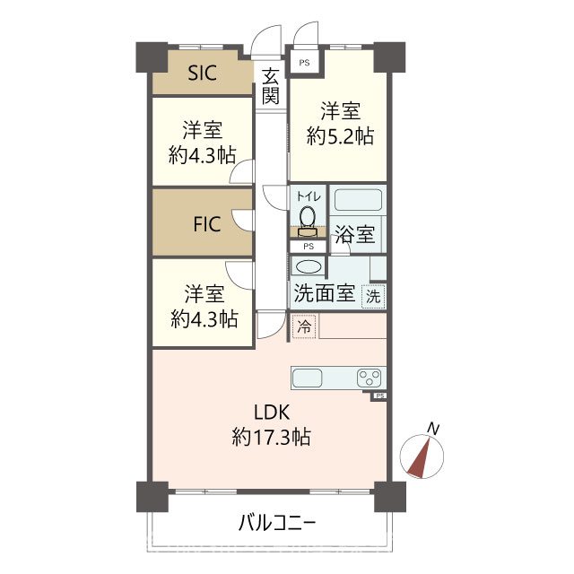 物件の間取り画像