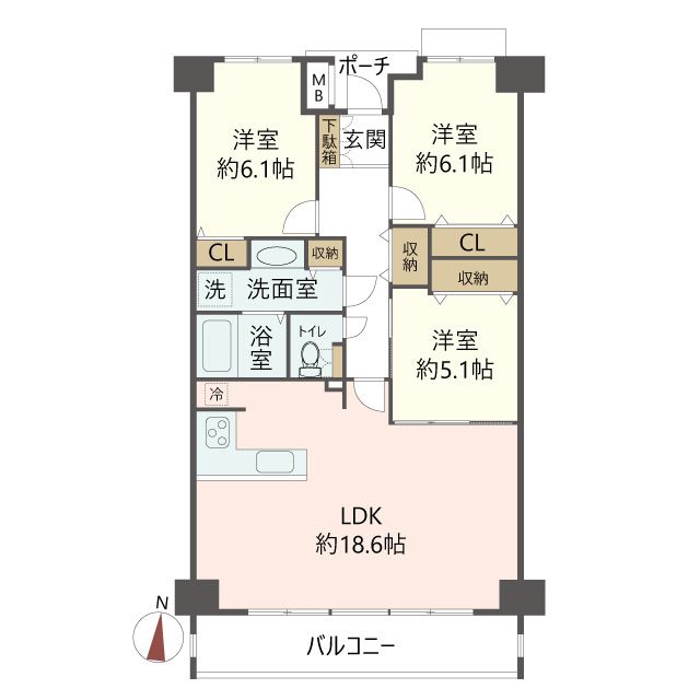 物件の間取り画像
