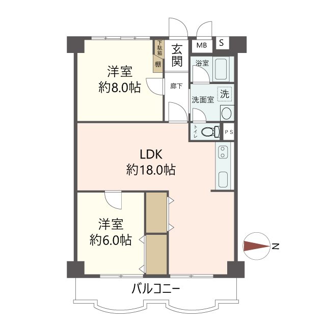 物件の間取り画像