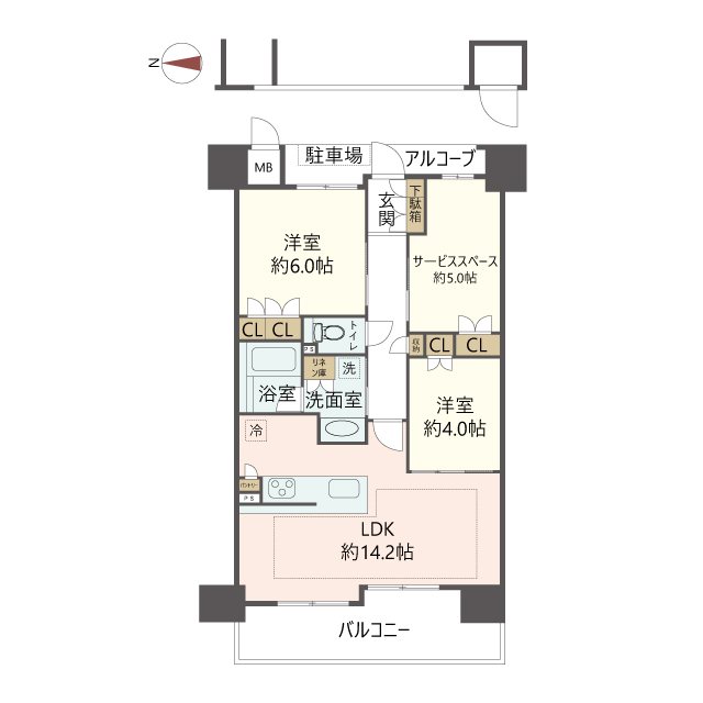 物件の間取り画像