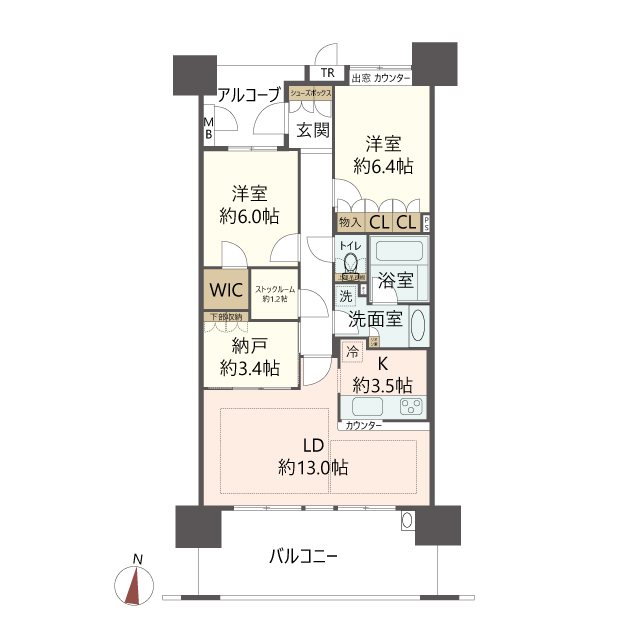 物件の間取り画像