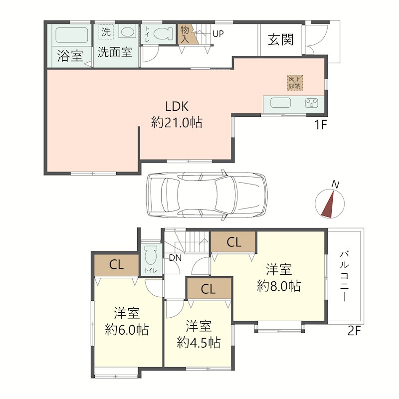物件の間取り画像