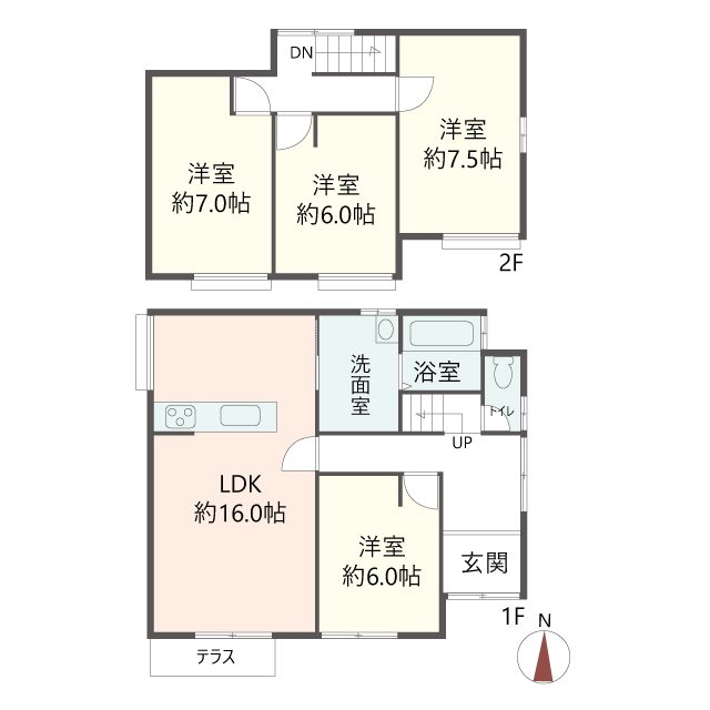 物件の間取り画像